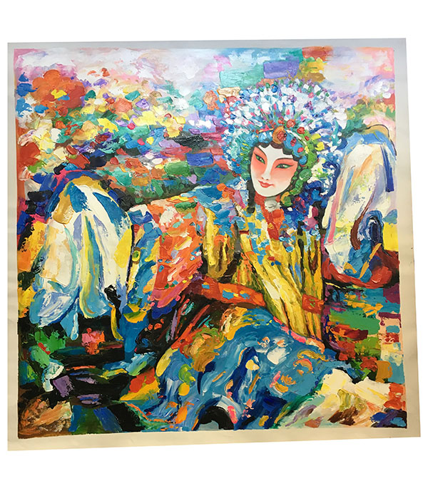 Compatible Porträt Jahrriesnge  for Peking Opera lpg2707 